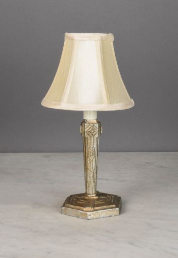 Art Deco Style Plug In Cafe Table Lamp - Candelabra
