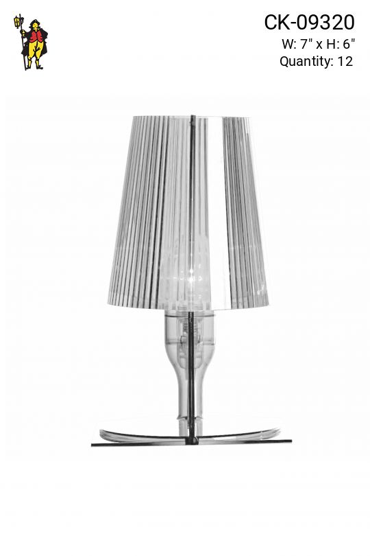 Contemporary Plug In Cafe Table Lamp