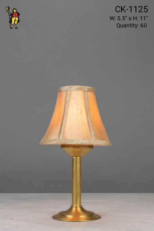Gotham Brass Plug In Cafe Table Lamp