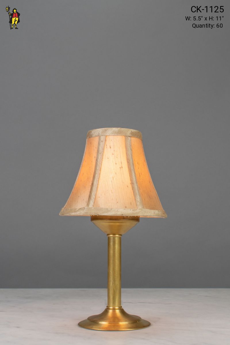 Gotham Brass Plug In Cafe Table Lamp