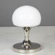 Polished Nickel Modern Plug In LED Cafe Table Lamp #0