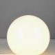 10" Glass Globe Plug In Cafe Table Lamp #0