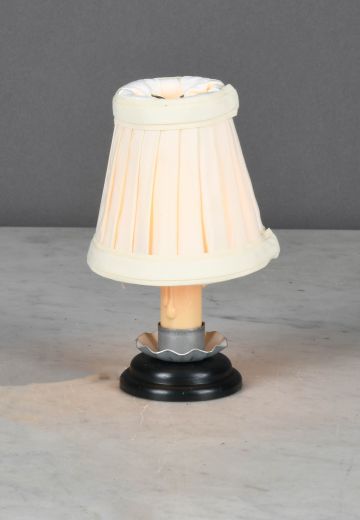 Small Single Candle Plug In Cafe Table Lamp