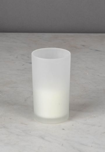 4" Frosted Glass Tea Light