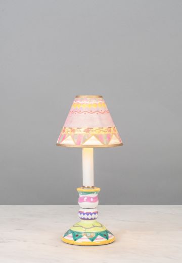 Small Hand Painted Ceramic Table Lamp