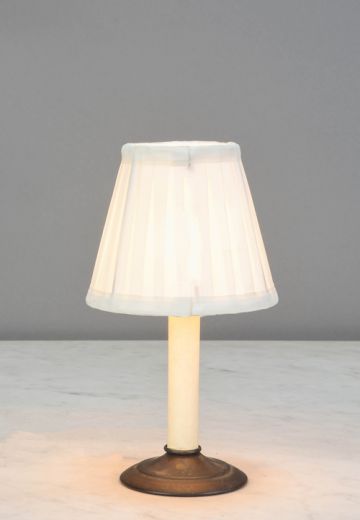 Single Candle Plug In Cafe Table Lamp