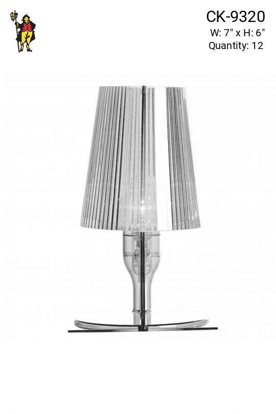 Contemporary Plug In Cafe Table Lamp