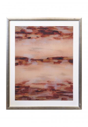 Framed Cleared Abstract Expressionist Print
