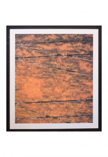 Framed Cleared Mid Century Modern Abstract Print - 1