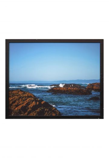 Framed Ocean Landscape Photograph