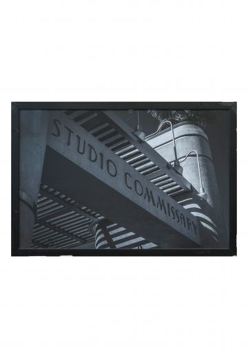 Framed Cleared Black & White Studio Photograph