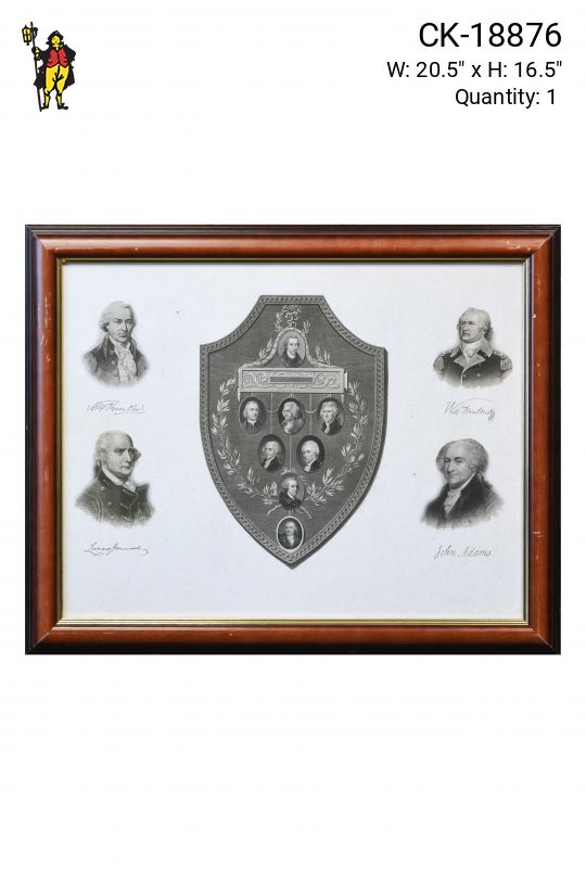 Framed Cleared Commemorative Portrait Collage