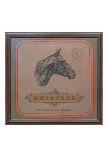Framed Cleared Racehorse Illustration