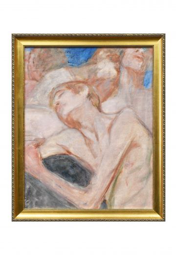 Gold Framed Impressionist Painting