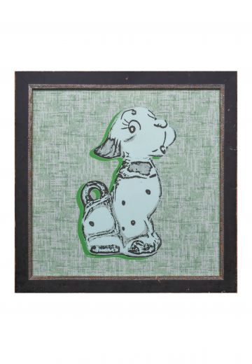 Framed Pop Art Dog Print