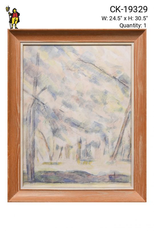 Framed Cleared Impressionist Nature Print