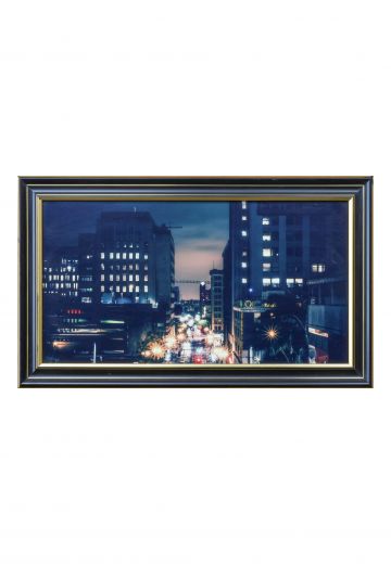 Framed Cleared Downtown Photograph