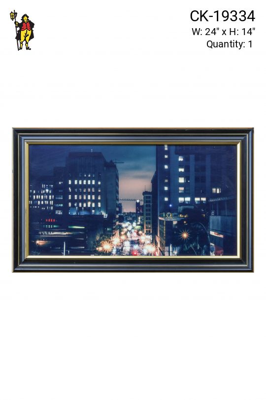 Framed Cleared Downtown Photograph