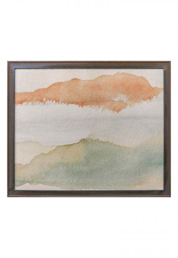 Cleared Modern Minimalist Abstract Watercolor - 1