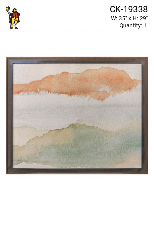 Modern Minimalist Abstract Watercolor - 1