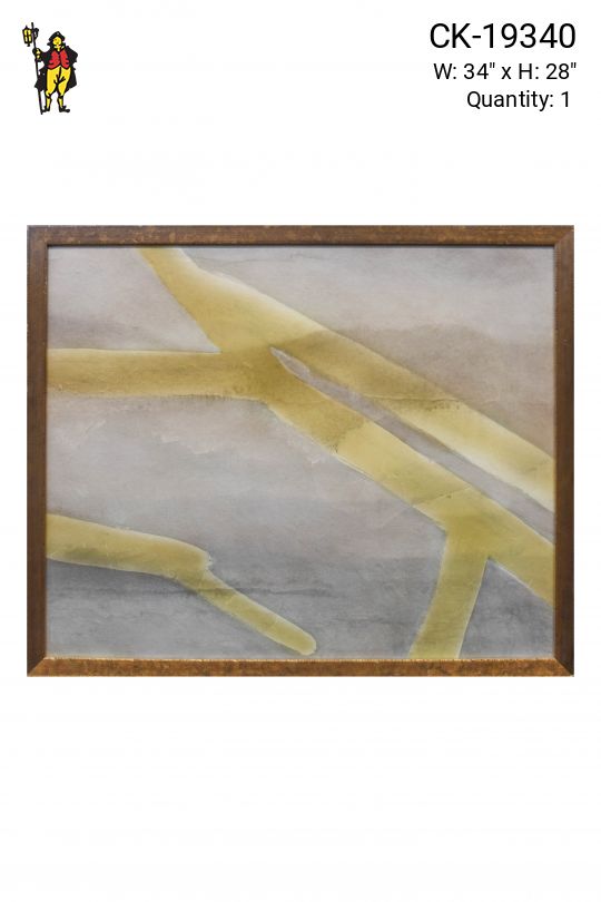 Framed Cleared Abstract Watercolor