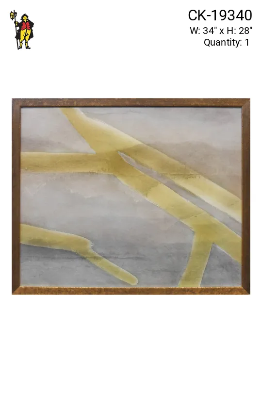 Framed Cleared Abstract Watercolor
