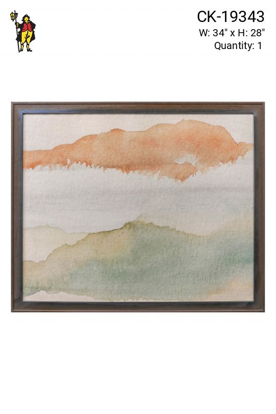 Cleared Modern Minimalist Abstract Watercolor - 2