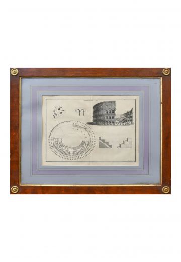 Framed Neoclassical Architectural Elements Print - 3