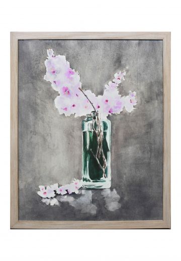 Framed Cleared Orchid Watercolor