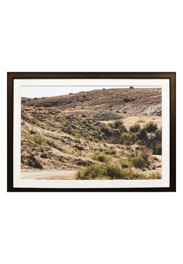 Framed Cleared Desert Photograph