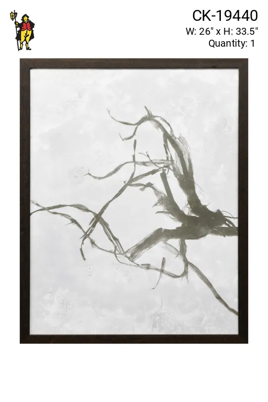 Framed Cleared Tintype Style Botanical Photograph - 2