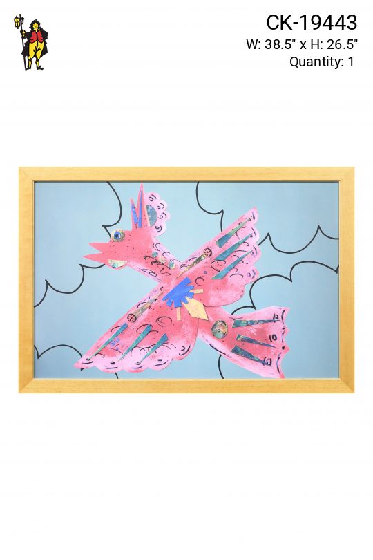 Framed Cleared Pop Art Collage