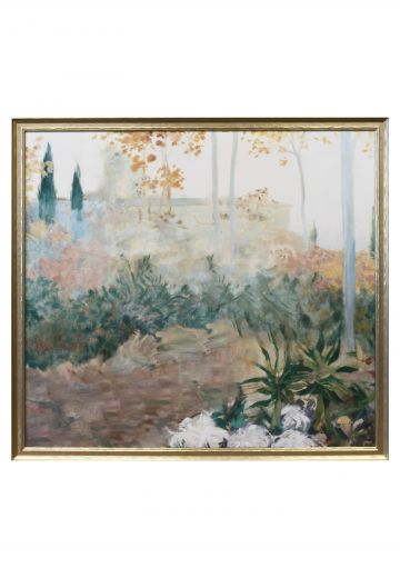 Framed Cleared At Saint Benet Garden Print