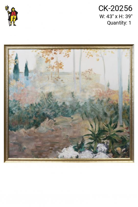 Framed Cleared At Saint Benet Garden Print