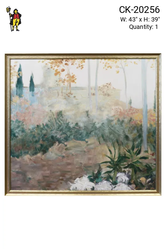 Framed Cleared At Saint Benet Garden Print