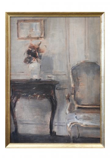 Framed Cleared Interior Ludwig House Print
