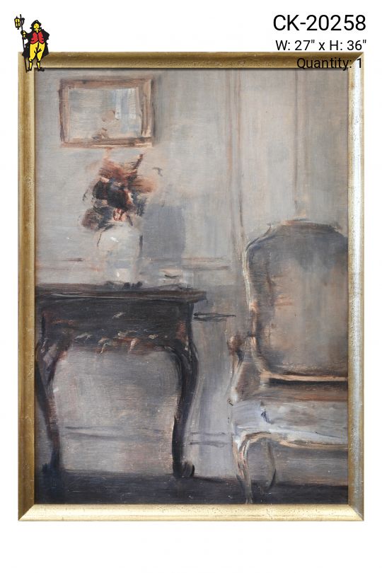 Framed Cleared Interior Ludwig House Print