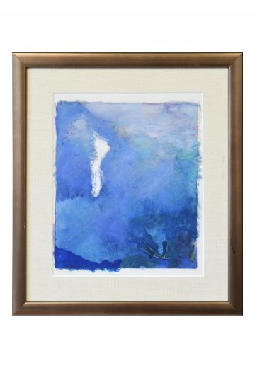 Framed Cleared Abstract Expressionist Painting - 1