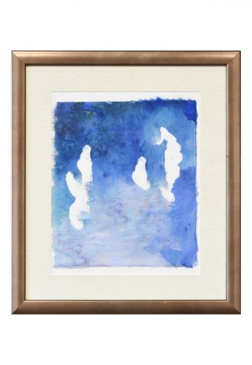 Framed Cleared Abstract Expressionist Painting - 2