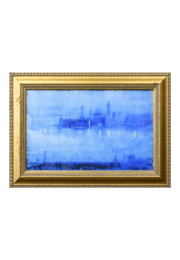 Framed Distant Cityscape Paitning