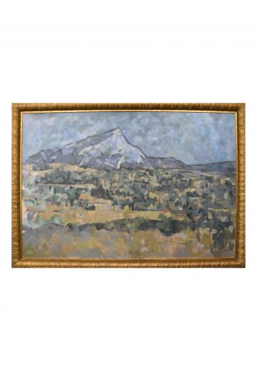 Framed Impressionistic Landscape Painting