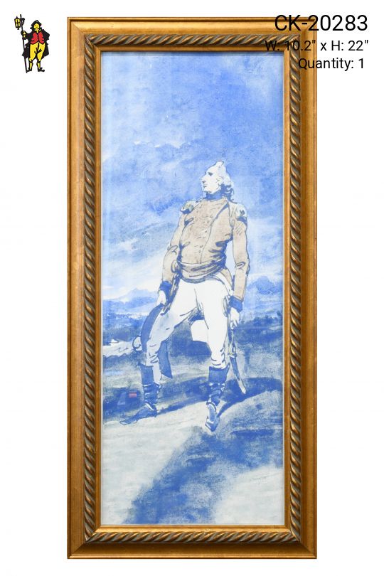 Framed Cleared Neoclassical Watercolor