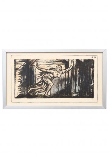 White Framed Cleared Expressionist Female Figure