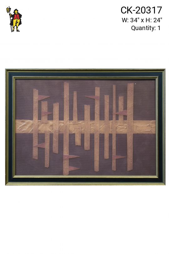 Framed Cleared Geometric Abstract Print