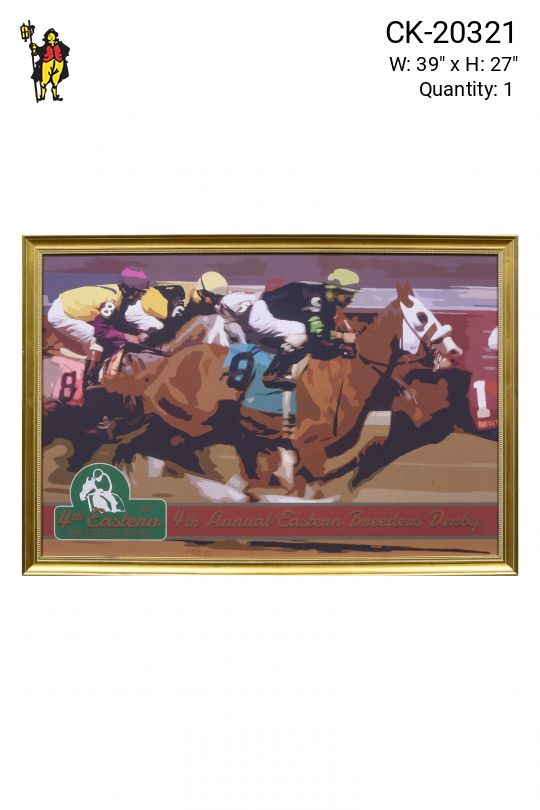 Framed Cleared "The Eastern Derby" Print