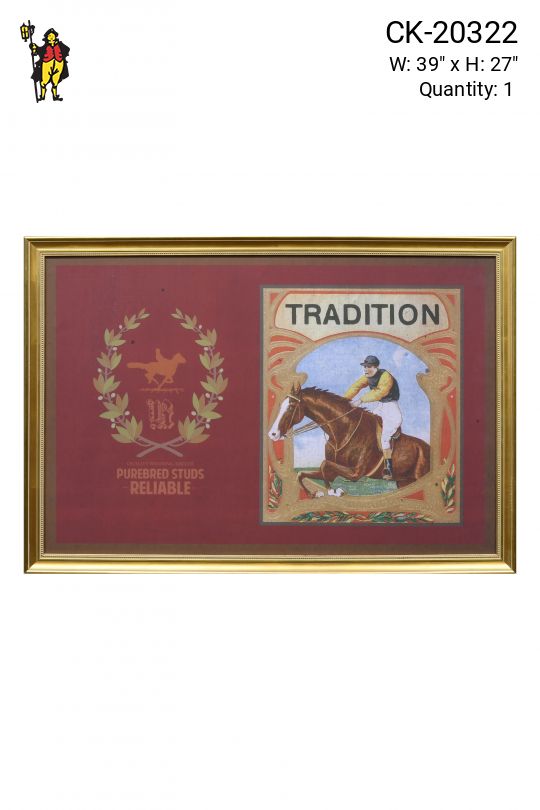 Gold Framed Cleared Purebred Print