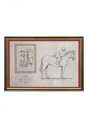Framed Cleared Two Time Derby Winner II Print