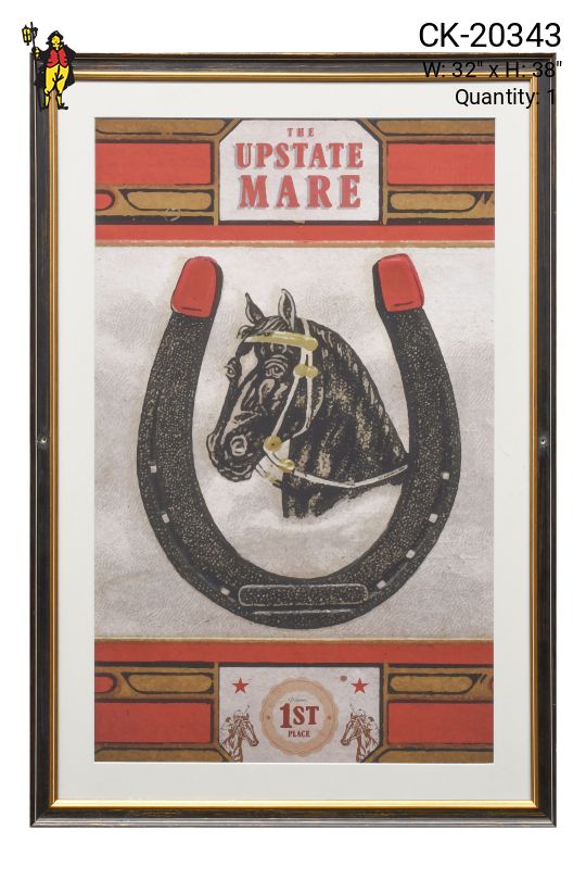 Framed Cleared "The Upstate Mare" Print