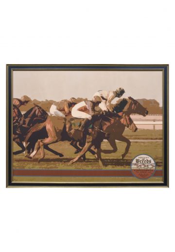 Framed Cleared Kentucky Thoroughbreds II Print
