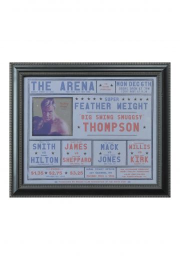 Framed Cleared Americana Boxing Advertisment